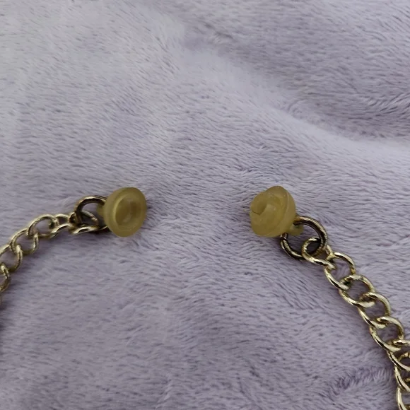 Girls Gymboree Black and White Polka Dot Bow Necklace - Picture 4 of 4